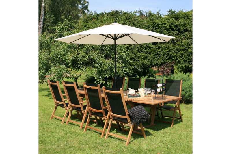 Möbelset FRAMTID Utebord och 8 Utestolar - Utemöbler & utemiljö - Utegrupp - Matgrupp utomhus