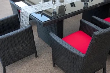 Majestic Matgrupp 210 + 6 Thor Fåtölj - Svart/Svart - Utemöbler & utemiljö - Utegrupp - Matgrupp utomhus