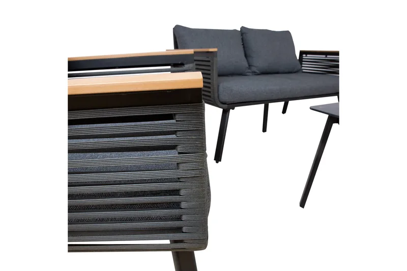 Malaga Soffgrup Svart - Utemöbler & utemiljö - Loungemöbler - Loungeset & loungegrupp