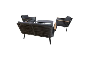 Malaga Soffgrup Svart - Utemöbler & utemiljö - Loungemöbler - Loungeset & loungegrupp