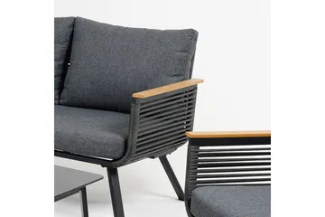 Malaga Soffgrup Svart - Utemöbler & utemiljö - Loungemöbler - Loungeset & loungegrupp