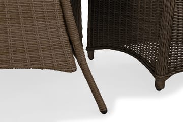 Marcus Matgrupp 140 Rund + 6 Fåtöljer m Dyna - Natur - Utemöbler & utemiljö - Utegrupp - Matgrupp utomhus