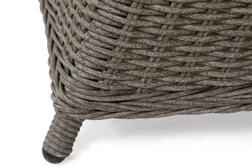 Marcus Matgrupp 140 Rund + 6 Light Fåtöljer m Dyna - Grå - Utemöbler & utemiljö - Utegrupp - Matgrupp utomhus