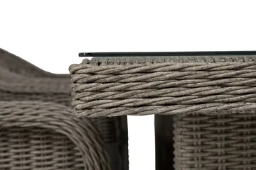 Marcus Matgrupp Utomhus 200 + 4 Light Fåtöljer m Dyna - Grå - Utemöbler & utemiljö - Utegrupp - Matgrupp utomhus