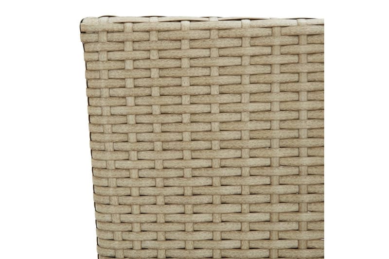 Matgrupp för trädgården 3 delar beige - Beige - Matgrupp utomhus