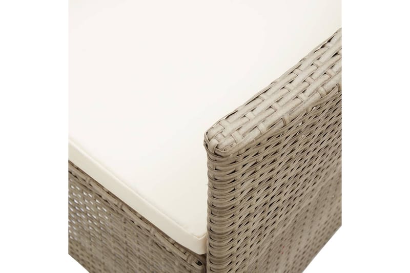 Matgrupp för trädgården 3 delar beige - Beige - Matgrupp utomhus
