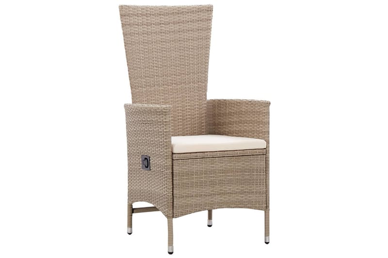 Matgrupp för trädgården 3 delar beige - Beige - Matgrupp utomhus