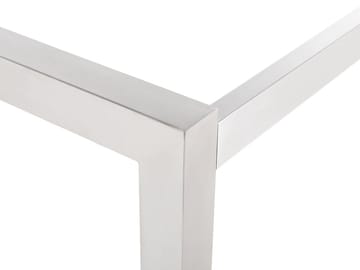 Matgrupp Utomhus Bacoli 180 cm + 6 Utestolar - Grå - Utemöbler & utemiljö - Utegrupp - Matgrupp utomhus