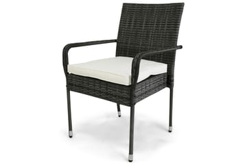 Matgrupp Utomhus Hällebäck 60 cm + 2 st Matstolar Utomhus - Grå - Utemöbler & utemiljö - Utegrupp - Matgrupp utomhus