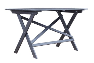 Matgrupp Utomhus Larios 76 cm + 2 Matstolar Utomhus + Bänk Utomhus - Svart - Utemöbler & utemiljö - Utegrupp - Matgrupp utomhus