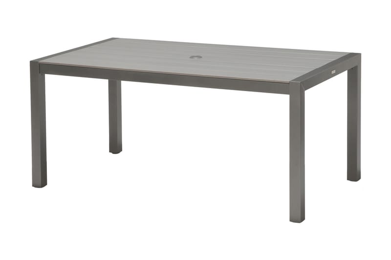 Matgrupp Utomhus Solana 160 cm + 4 Stolar - Grå - Utemöbler & utemiljö - Utegrupp - Matgrupp utomhus