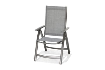 Matgrupp Utomhus Solana 160 cm + 6 Positionsstolar - Grå - Utemöbler & utemiljö - Utegrupp - Matgrupp utomhus