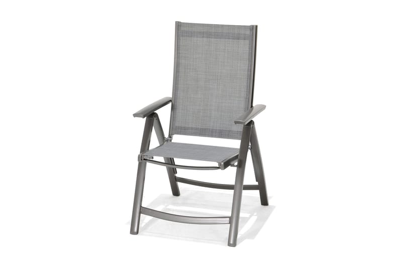 Matgrupp Utomhus Solana 160 cm + 6 Positionsstolar - Grå - Utemöbler & utemiljö - Utegrupp - Matgrupp utomhus