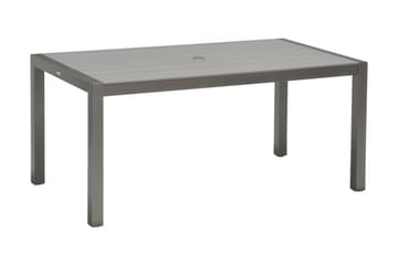 Matgrupp Utomhus Solana 160 cm + 6 Positionsstolar - Grå - Utemöbler & utemiljö - Utegrupp - Matgrupp utomhus