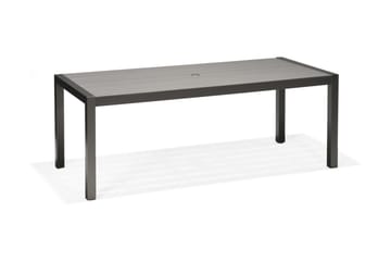 Matgrupp Utomhus Solana 201 cm + 6 Stolar + 2 Positionsstolar - Grå - Utemöbler & utemiljö - Utegrupp - Matgrupp utomhus
