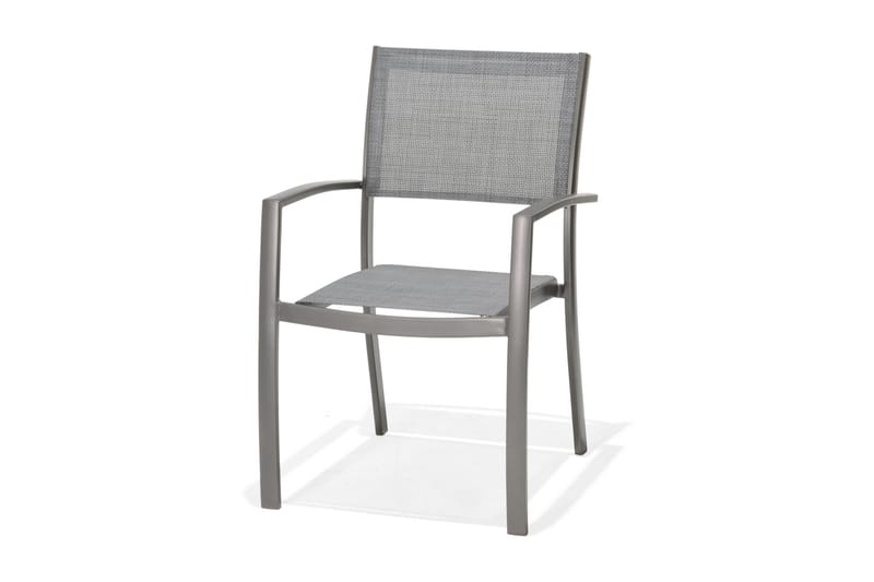 Matgrupp Utomhus Solana 201 cm + 8 Stolar - Grå - Utemöbler & utemiljö - Utegrupp - Matgrupp utomhus