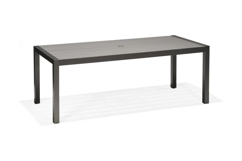 Matgrupp Utomhus Solana 201 cm + 8 Stolar - Grå - Utemöbler & utemiljö - Utegrupp - Matgrupp utomhus