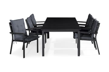 Matgrupp Utomhus Tunis 205x90 + 6 Stapelstolar m Dyna