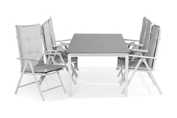 Matgrupp Utomhus Tunis 220-280x90 + 6 Maggie Positionsstol m Dyna