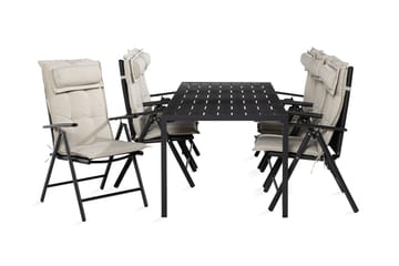 Matgrupp Utomhus Tunis 90x205 + 6 Maggie Positionsstol m Dyna