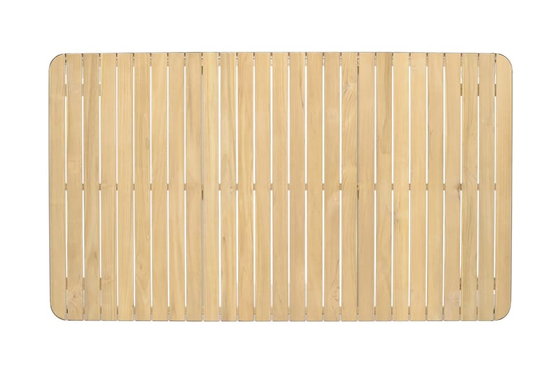 Matgrupp Utomhus Portals 161 cm + 4 Karmstolar - Teak/Vit - Utemöbler & utemiljö - Utegrupp - Matgrupp utomhus