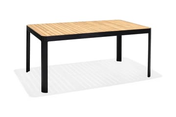 Matgrupp Utomhus Portals 161x95 cm + 2 Bänkar - Teak/Svart - Utemöbler & utemiljö - Utegrupp - Matgrupp utomhus
