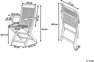 Maui Trädgårdsmöbelset Med Utebord + 8 Utestolar+Parasoll - Trä/Natur - Utemöbler & utemiljö - Utegrupp - Matgrupp utomhus