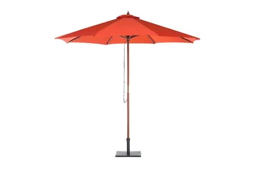 Maui Trädgårdsmöbelset Med Utebord + 8 Utestolar+Parasoll - Trä/Natur - Utemöbler & utemiljö - Utegrupp - Matgrupp utomhus