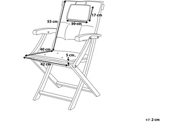 Maui Trädgårdsmöbelset Med Utebord+8 Utestolar - Trä/Natur - Utemöbler & utemiljö - Utegrupp - Matgrupp utomhus