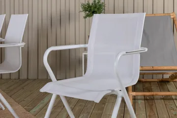 Mexico Förlängningsbar Matgrupp 180cm + 8 Alina Stolar Svart - Svart/Grå - Utemöbler & utemiljö - Utegrupp - Matgrupp utomhus