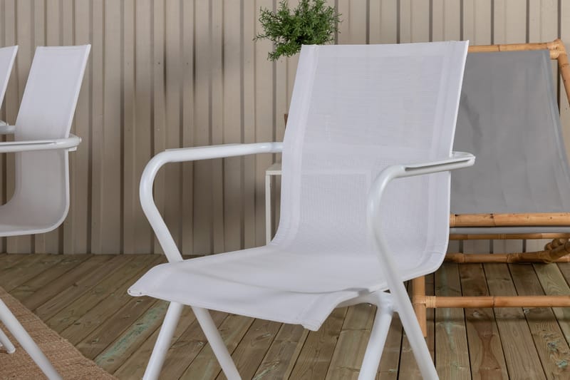 Mexico Förlängningsbar Matgrupp Utomhus 180cm + 8 Alina Stolar - Svart/Grå - Utemöbler & utemiljö - Utegrupp - Matgrupp utomhus