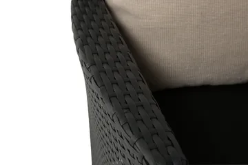 Monaco Matgrupp Utomhus 152-210 + 4 Thor Fåtölj - Svart/Svart - Utemöbler & utemiljö - Utegrupp - Matgrupp utomhus