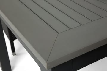 Monaco Matgrupp Utomhus 152-210 + 4 Thor Fåtölj - Svart/Svart - Utemöbler & utemiljö - Utegrupp - Matgrupp utomhus