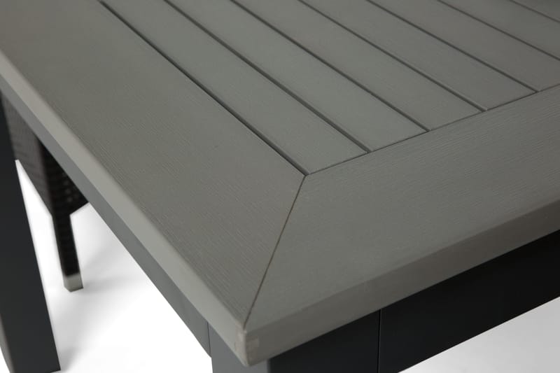 Monaco Matgrupp Utomhus 152-210 + 4 Thor Fåtölj - Svart/Svart - Utemöbler & utemiljö - Utegrupp - Matgrupp utomhus