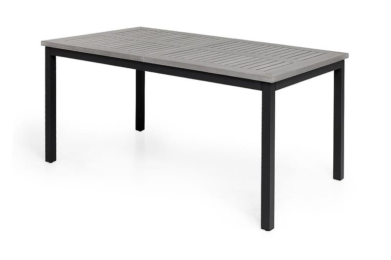 Monaco Matgrupp Utomhus 152-210 + 6 Jenny Ställbar Fåtölj - Svart/Grå - Utemöbler & utemiljö - Utegrupp - Matgrupp utomhus