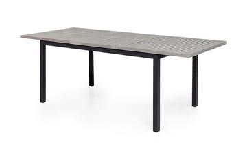 Monaco Matgrupp Utomhus 152-210 + 6 Jenny Ställbar Fåtölj - Svart/Grå - Utemöbler & utemiljö - Utegrupp - Matgrupp utomhus