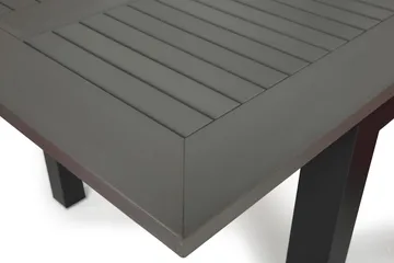 Monaco Matgrupp Utomhus 152-210 + 6 Positionsstolar - Svart/Svart - Utemöbler & utemiljö - Utegrupp - Matgrupp utomhus