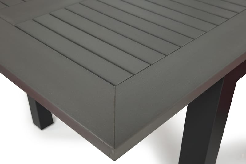 Monaco Matgrupp Utomhus 152-210 + 6 Positionsstolar - Svart/Svart - Utemöbler & utemiljö - Utegrupp - Matgrupp utomhus