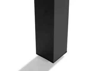 Monaco Matgrupp Utomhus 152-210x90 + 4 Tunis Stapelstol - Svart - Utemöbler & utemiljö - Utegrupp - Matgrupp utomhus