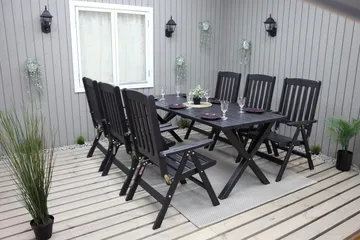 Oliver Matgrupp Utomhus 6 Utestolar - Brun - Utemöbler & utemiljö - Utegrupp - Matgrupp utomhus