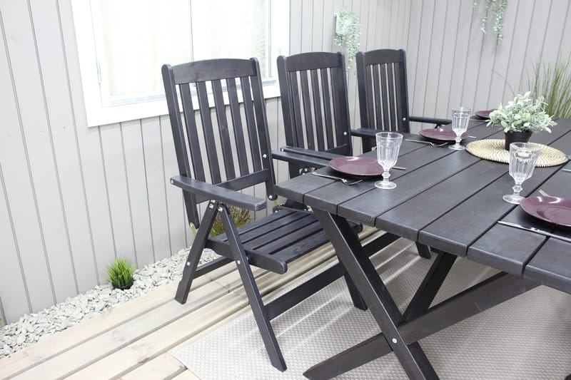 Oliver Matgrupp Utomhus 6 Utestolar - Brun - Utemöbler & utemiljö - Utegrupp - Matgrupp utomhus