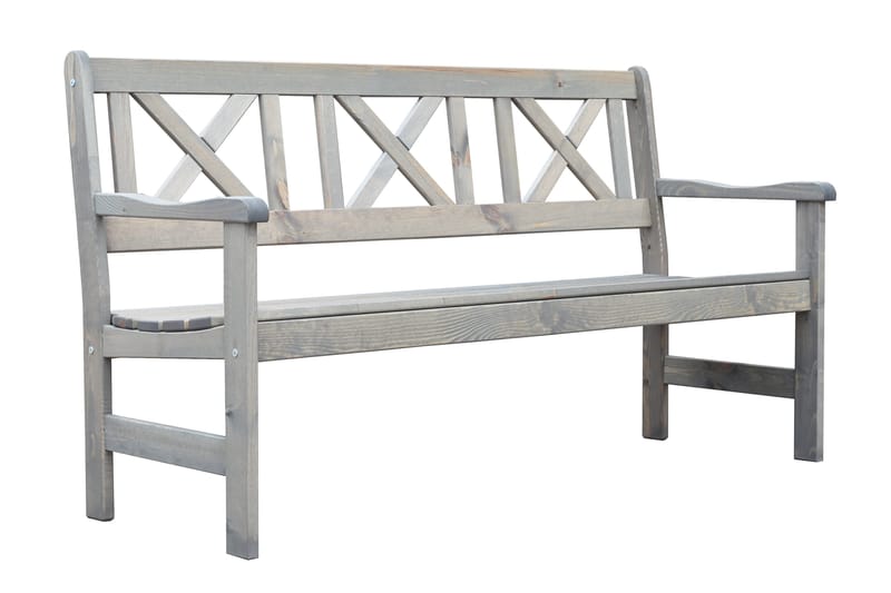 Olivo Matgrupp Utomhus + 2 Utestolar + Bänk Utomhus - Grå - Utemöbler & utemiljö - Utegrupp - Matgrupp utomhus