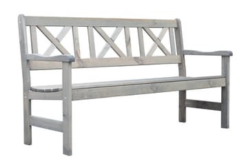 Olivo Matgrupp Utomhus + 2 Utestolar + Bänk Utomhus - Grå - Utemöbler & utemiljö - Utegrupp - Matgrupp utomhus