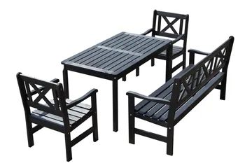 Olivo Matgrupp Utomhus - Kaffesvart - Utemöbler & utemiljö - Utegrupp - Matgrupp utomhus