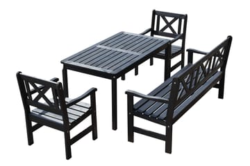 Olivo Matgrupp Utomhus - Kaffesvart - Utemöbler & utemiljö - Utegrupp - Matgrupp utomhus