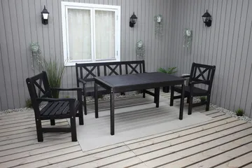 Olivo Matgrupp Utomhus - Kaffesvart - Utemöbler & utemiljö - Utegrupp - Matgrupp utomhus