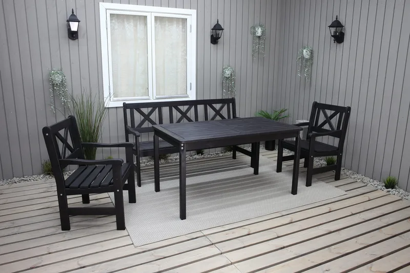 Olivo Matgrupp Utomhus - Kaffesvart - Utemöbler & utemiljö - Utegrupp - Matgrupp utomhus