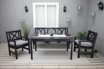 Olivo Matgrupp Utomhus - Kaffesvart - Utemöbler & utemiljö - Utegrupp - Matgrupp utomhus