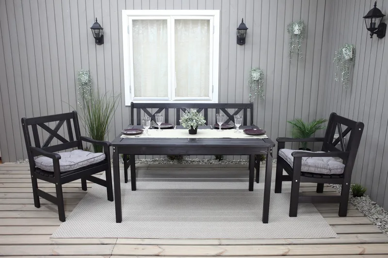 Olivo Matgrupp Utomhus - Kaffesvart - Utemöbler & utemiljö - Utegrupp - Matgrupp utomhus