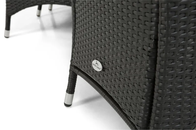 Portland Matgrupp Utomhus 152-210x90 + 6 Jenny Fåtölj Ställbar - Svart - Utemöbler & utemiljö - Utegrupp - Matgrupp utomhus